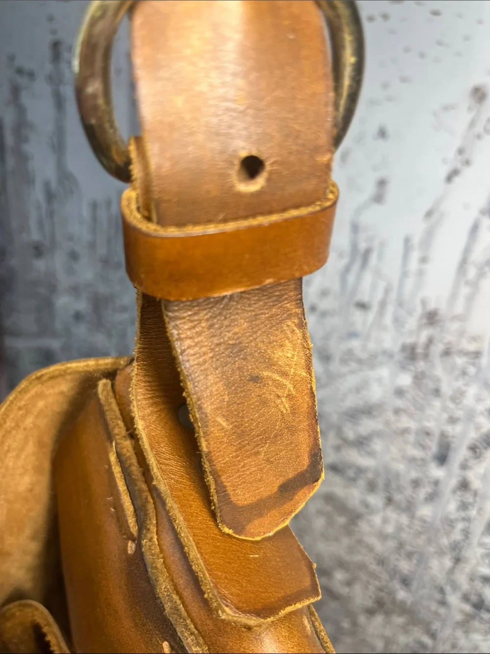 Vintage Leather Handmade Messenger Bag